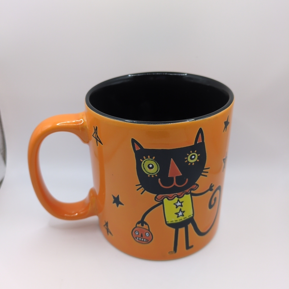 Orange Cat Design Mug
